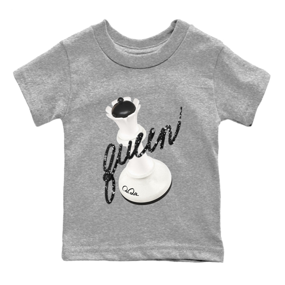 5s Sail shirt to match jordans 3D Queen sneaker tees Air Jordan 5 Sail SNRT sneaker release tees baby toddler Heather Grey 2 cotton Shirt