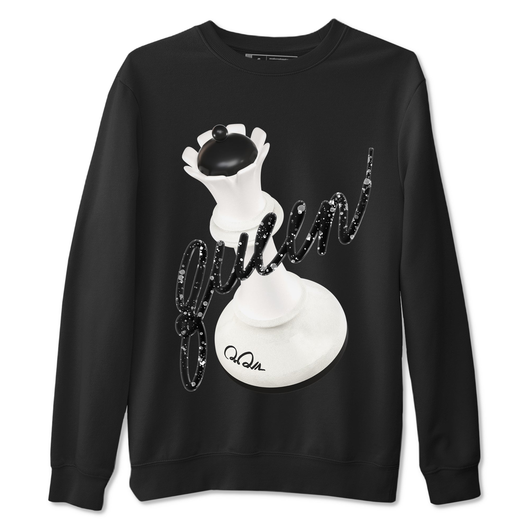 5s Sail shirt to match jordans 3D Queen sneaker tees Air Jordan 5 Sail SNRT Sneaker Release Tees unisex cotton Black 2 crew neck shirt