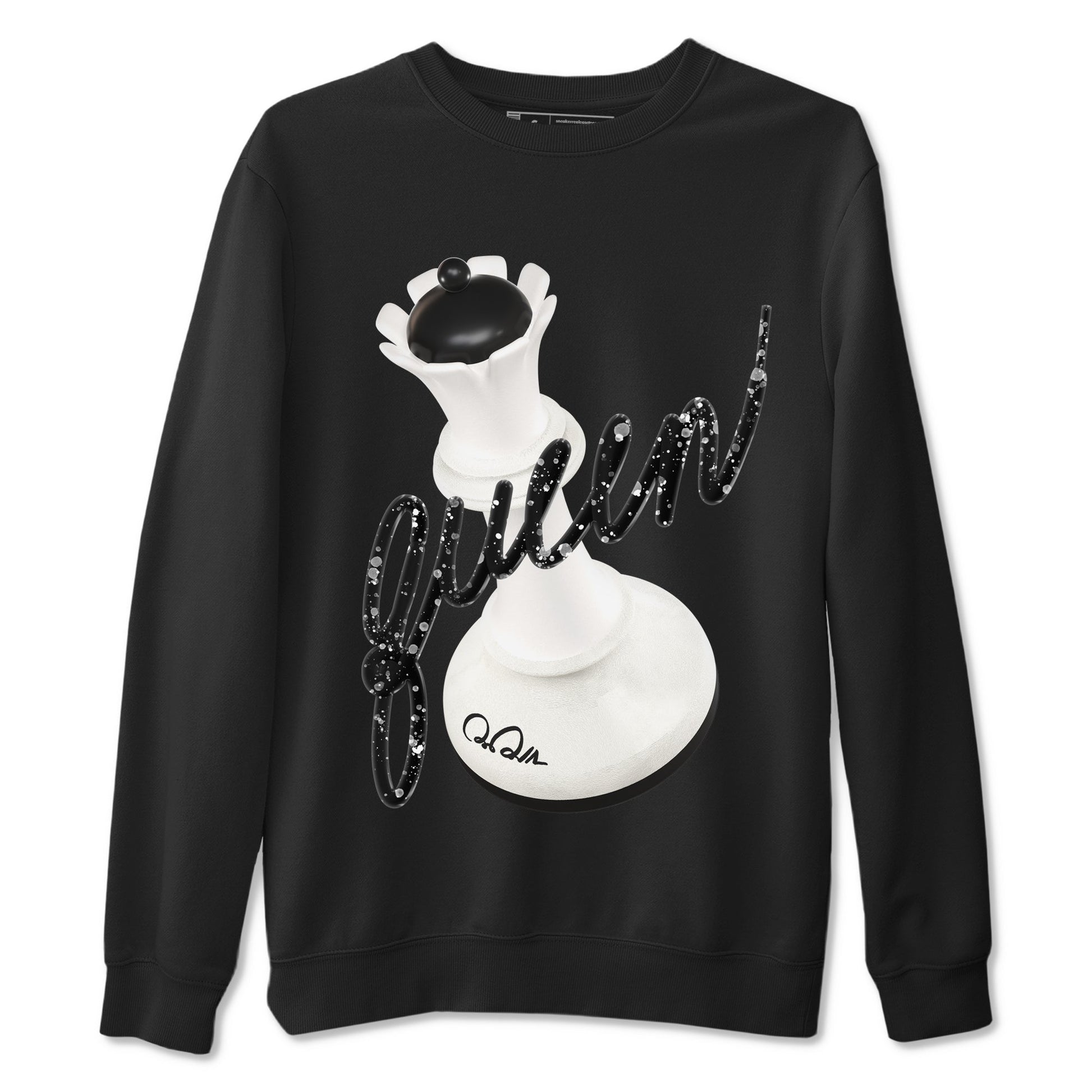 5s Sail shirt to match jordans 3D Queen sneaker tees Air Jordan 5 Sail SNRT Sneaker Release Tees unisex cotton Black 2 crew neck shirt