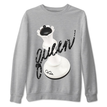 5s Sail shirt to match jordans 3D Queen sneaker tees Air Jordan 5 Sail SNRT Sneaker Release Tees unisex cotton Heather Grey 2 crew neck shirt
