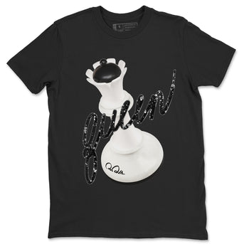 5s Sail shirt to match jordans 3D Queen sneaker tees Air Jordan 5 Sail SNRT Sneaker Release Tees unisex cotton Black 2 crew neck shirt