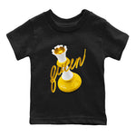 6s Yellow Ochre shirt to match jordans 3D Queen sneaker tees Air Jordan 6 Yellow Ochre SNRT Sneaker Release Tees Baby Toddler Black 2 T-Shirt