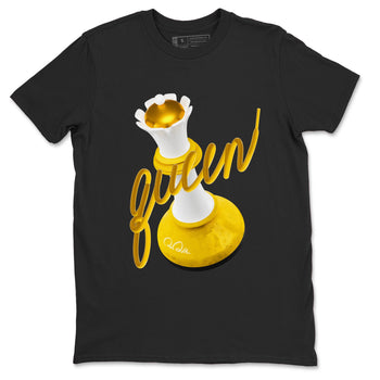 6s Yellow Ochre shirt to match jordans 3D Queen sneaker tees Air Jordan 6 Yellow Ochre SNRT Sneaker Release Tees Unisex Black 2 T-Shirt