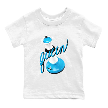 9s Powder Blue shirt to match jordans 3D Queen sneaker tees Air Jordan 9 Powder Blue SNRT sneaker release tees baby toddler White 2 cotton Shirt