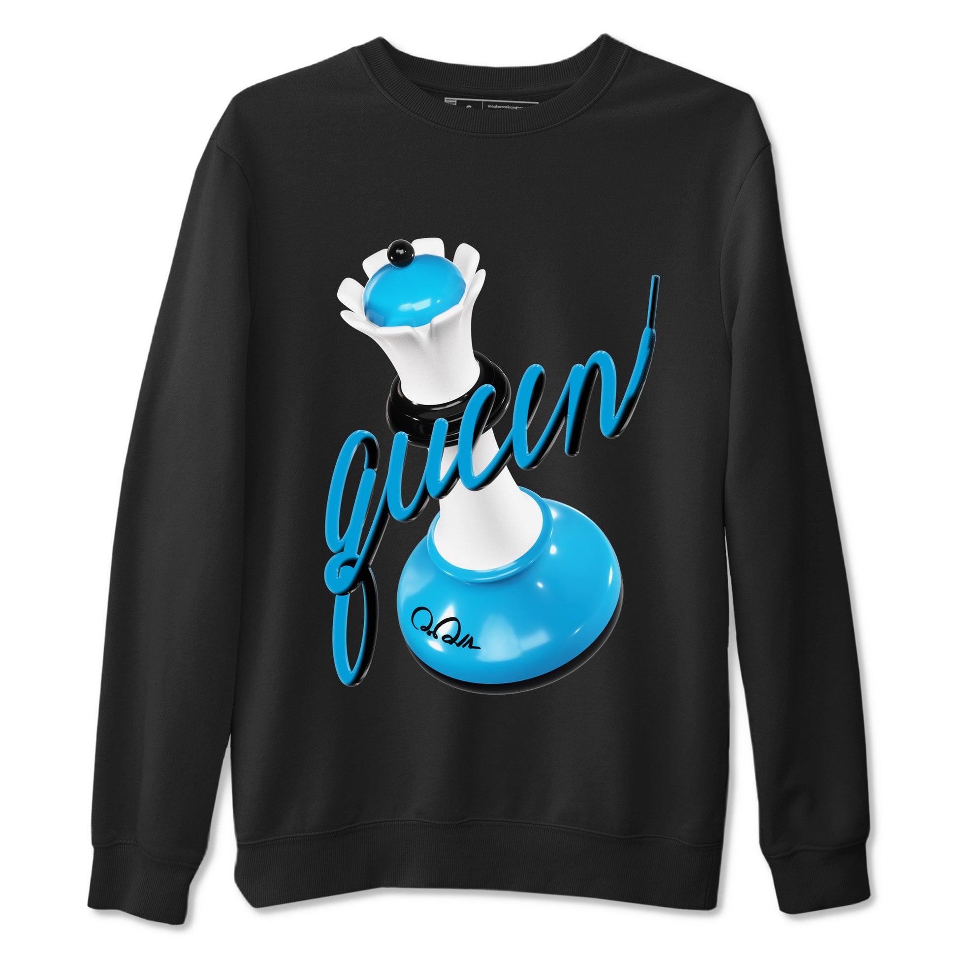 9s Powder Blue shirt to match jordans 3D Queen sneaker tees Air Jordan 9 Powder Blue SNRT Sneaker Release Tees unisex cotton Black 2 crew neck shirt