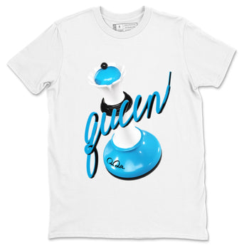 9s Powder Blue shirt to match jordans 3D Queen sneaker tees Air Jordan 9 Powder Blue SNRT Sneaker Release Tees unisex cotton White 2 crew neck shirt