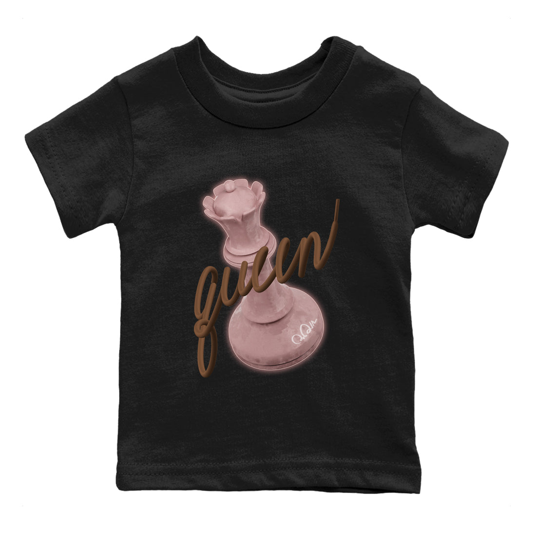 Air More Uptempo Valentines Day 3D Queen Baby and Kids Sneaker Tees Nike Uptempo Valentines Day Kids Sneaker Tees Washing and Care Tip