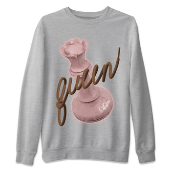 Air More Uptempo Valentines Day Sneaker Match Tees 3D Queen Sneaker Tees Nike Uptempo Valentines Day Sneaker Release Tees Unisex Shirts Heather Grey 2
