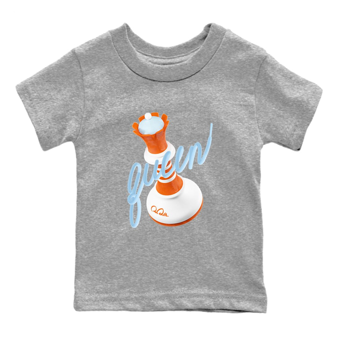 Crazy 8 Team Orange shirt to match jordans 3D Queen sneaker tees Adidas Crazy 8 Team Orange SNRT Sneaker Release Tees Baby Toddler Heather Grey 2 T-Shirt