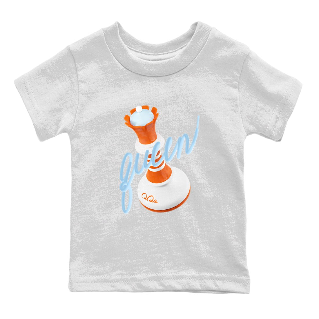 Crazy 8 Team Orange shirt to match jordans 3D Queen sneaker tees Adidas Crazy 8 Team Orange SNRT Sneaker Release Tees Baby Toddler White 2 T-Shirt
