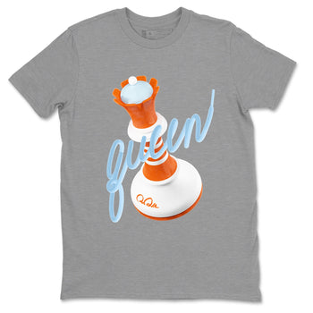 Crazy 8 Team Orange shirt to match jordans 3D Queen sneaker tees Adidas Crazy 8 Team Orange SNRT Sneaker Release Tees Unisex Heather Grey 2 T-Shirt