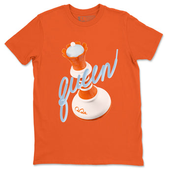 Crazy 8 Team Orange shirt to match jordans 3D Queen sneaker tees Adidas Crazy 8 Team Orange SNRT Sneaker Release Tees Unisex Orange 2 T-Shirt