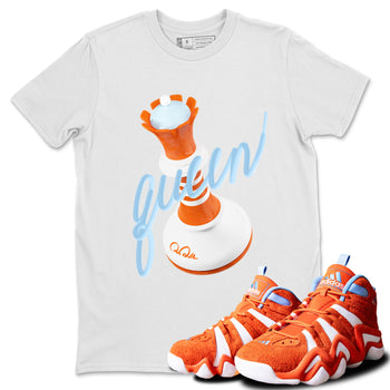 Crazy 8 Team Orange shirt to match jordans 3D Queen sneaker tees Adidas Crazy 8 Team Orange SNRT Sneaker Release Tees Unisex White 1 T-Shirt