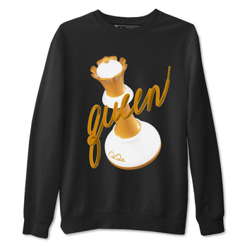 Dunk Dark Curry shirt to match jordans 3D Queen sneaker tees AJ1 Low Dark Curry SNRT Sneaker Release Tees unisex cotton Black 2 crew neck shirt