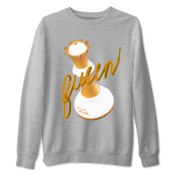Dunk Dark Curry shirt to match jordans 3D Queen sneaker tees AJ1 Low Dark Curry SNRT Sneaker Release Tees unisex cotton Heather Grey 2 crew neck shirt