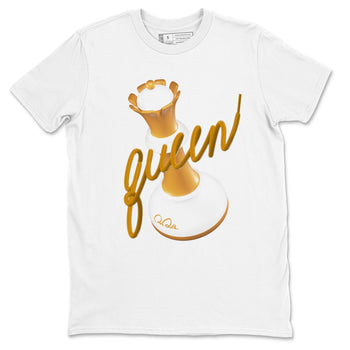 Dunk Dark Curry shirt to match jordans 3D Queen sneaker tees AJ1 Low Dark Curry SNRT Sneaker Release Tees unisex cotton White 2 crew neck shirt