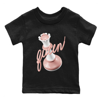 Dunk Rose Whisper shirt to match jordans 3D Queen sneaker tees Nike Dunk LowRose Whisper SNRT Sneaker Release Tees Baby Toddler Black 2 T-Shirt