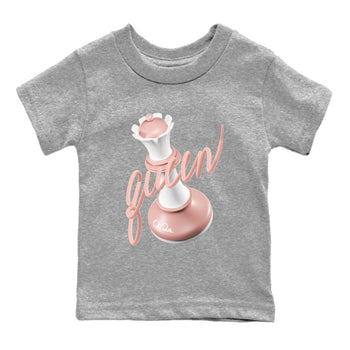 Dunk Rose Whisper shirt to match jordans 3D Queen sneaker tees Nike Dunk LowRose Whisper SNRT Sneaker Release Tees Baby Toddler Heather Grey 2 T-Shirt