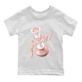 Dunk Rose Whisper shirt to match jordans 3D Queen sneaker tees Nike Dunk LowRose Whisper SNRT Sneaker Release Tees Baby Toddler White 2 T-Shirt