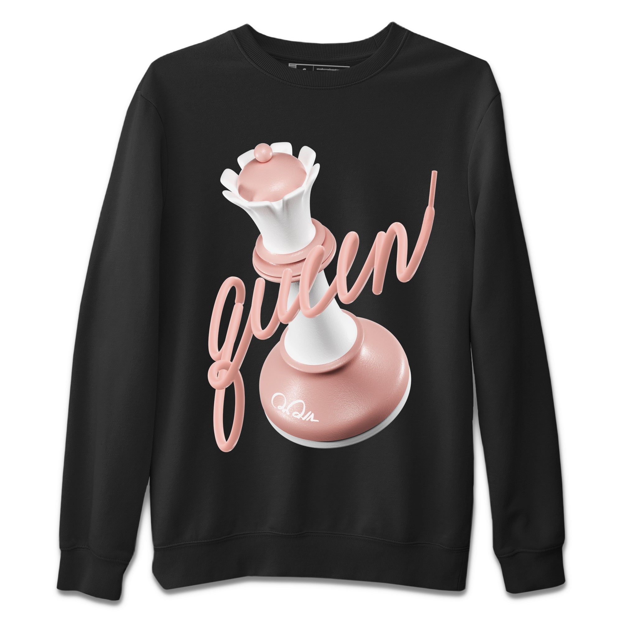 Dunk Rose Whisper shirt to match jordans 3D Queen sneaker tees Nike Dunk LowRose Whisper SNRT Sneaker Release Tees Unisex Black 2 T-Shirt