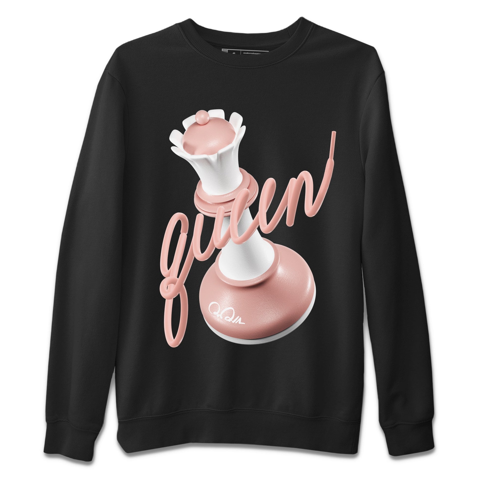 Dunk Rose Whisper shirt to match jordans 3D Queen sneaker tees Nike Dunk LowRose Whisper SNRT Sneaker Release Tees Unisex Black 2 T-Shirt