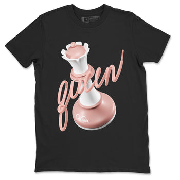 Dunk Rose Whisper shirt to match jordans 3D Queen sneaker tees Nike Dunk LowRose Whisper SNRT Sneaker Release Tees Unisex Black 2 T-Shirt