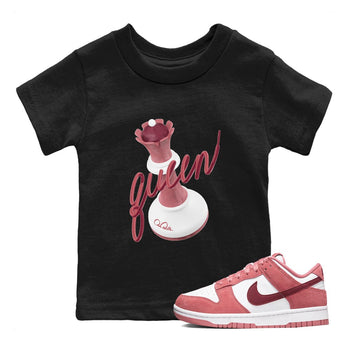 Dunk Valentines Day 2024 shirt to match jordans 3D Queen sneaker tees Dunk Happy Valentines Day 2024 SNRT Sneaker Release Tees Baby Toddler Black 1 T-Shirt