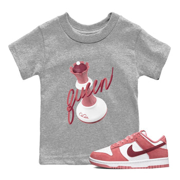 Dunk Valentines Day 2024 shirt to match jordans 3D Queen sneaker tees Dunk Happy Valentines Day 2024 SNRT Sneaker Release Tees Baby Toddler Heather Grey 1 T-Shirt
