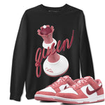 Dunk Valentines Day 2024 shirt to match jordans 3D Queen sneaker tees Dunk Happy Valentines Day 2024 SNRT Sneaker Release Tees Unisex Black 1 T-Shirt