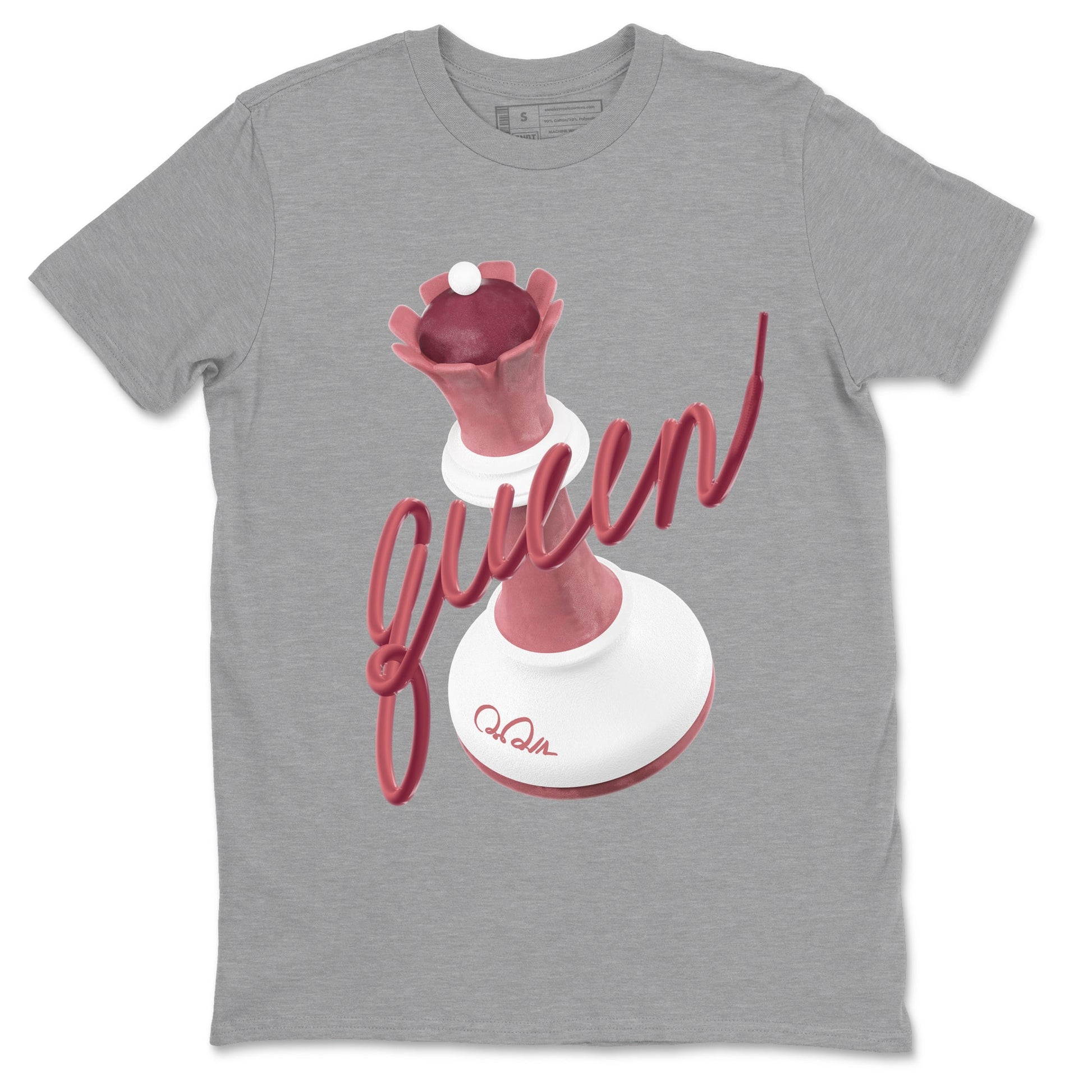 Dunk Valentines Day 2024 shirt to match jordans 3D Queen sneaker tees Dunk Happy Valentines Day 2024 SNRT Sneaker Release Tees Unisex Heather Grey 2 T-Shirt