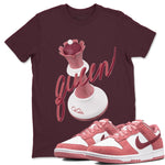 Dunk Valentines Day 2024 shirt to match jordans 3D Queen sneaker tees Dunk Happy Valentines Day 2024 SNRT Sneaker Release Tees Unisex Maroon 1 T-Shirt