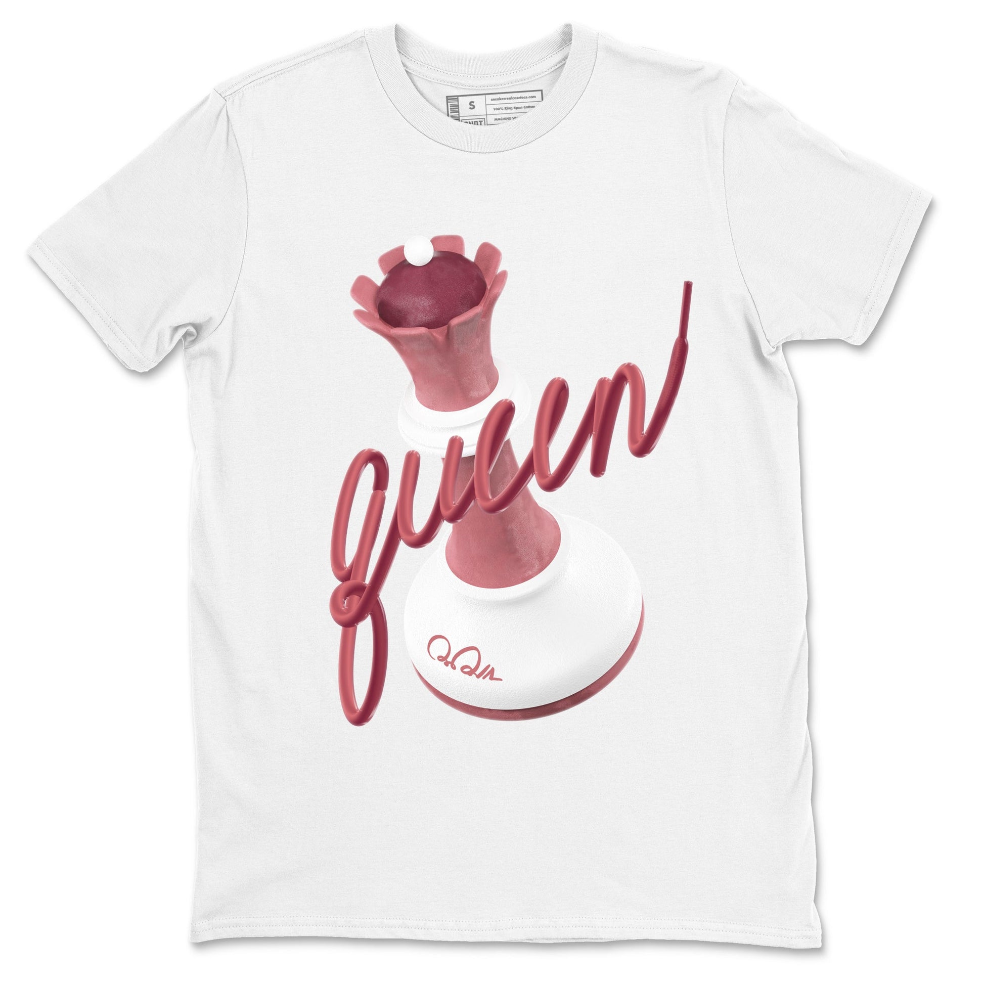 Dunk Valentines Day 2024 shirt to match jordans 3D Queen sneaker tees Dunk Happy Valentines Day 2024 SNRT Sneaker Release Tees Unisex White 2 T-Shirt