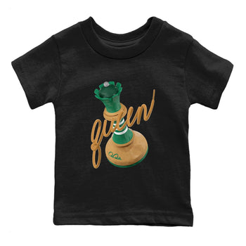 Samba Collegiate Green Gum shirt to match jordans 3D Queen sneaker tees Adidas Green Gum SNRT Sneaker Release Tees Baby Toddler Black 2 T-Shirt
