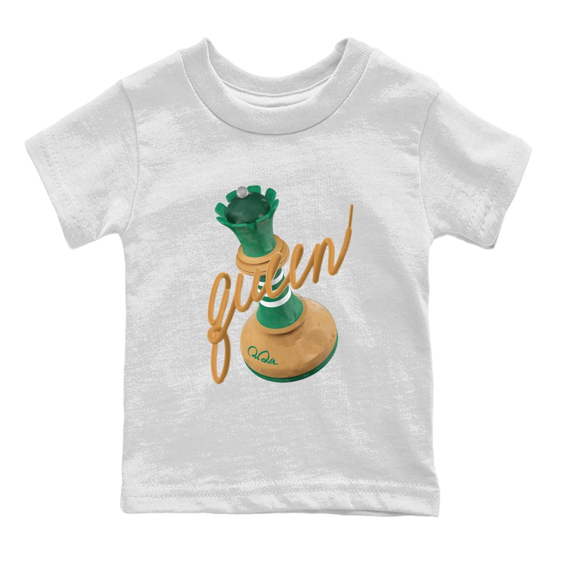 Samba Collegiate Green Gum shirt to match jordans 3D Queen sneaker tees Adidas Green Gum SNRT Sneaker Release Tees Baby Toddler White 2 T-Shirt