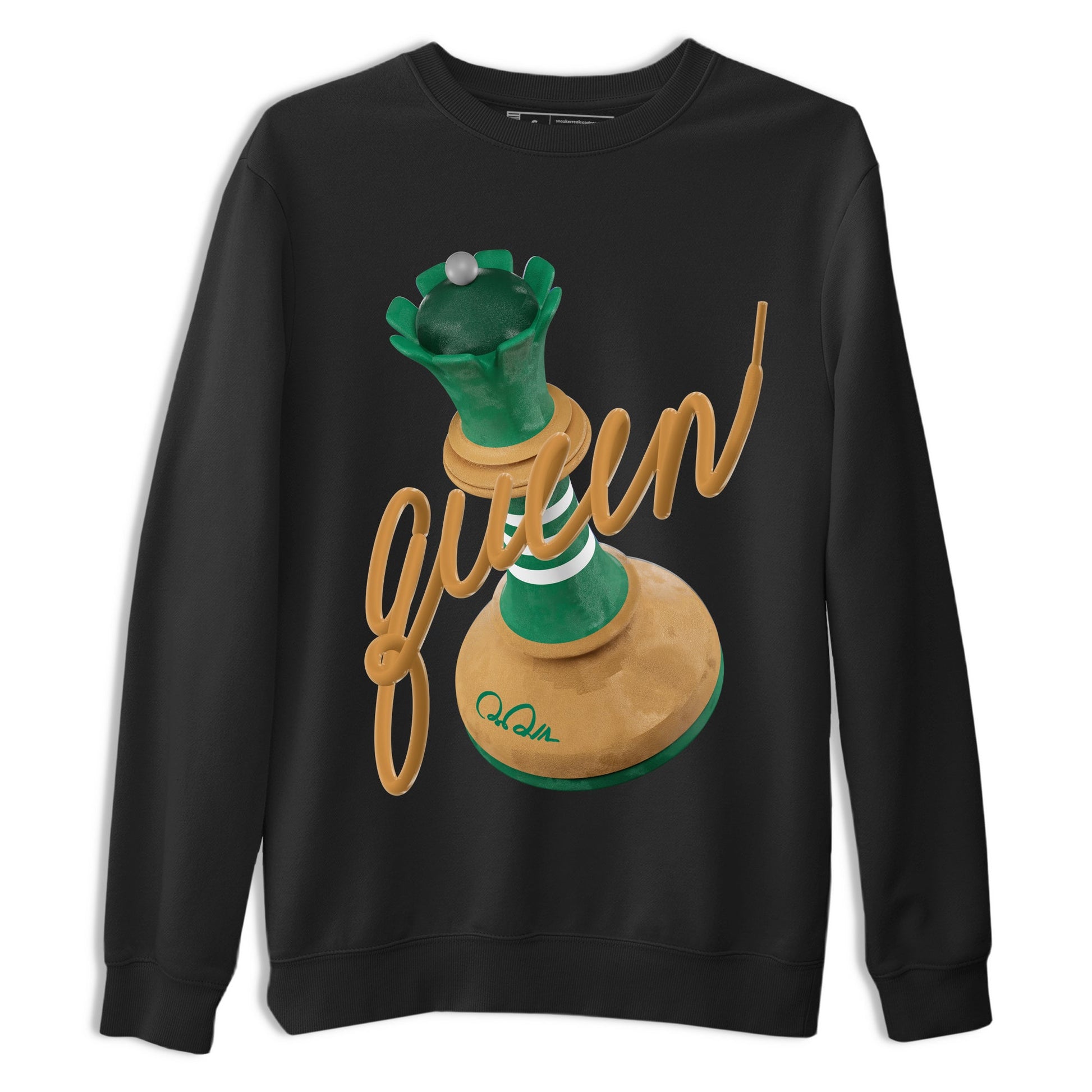 Samba Collegiate Green Gum shirt to match jordans 3D Queen sneaker tees Adidas Green Gum SNRT Sneaker Release Tees Unisex Black 2 T-Shirt
