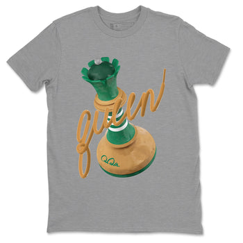 Samba Collegiate Green Gum shirt to match jordans 3D Queen sneaker tees Adidas Green Gum SNRT Sneaker Release Tees Unisex Heather Grey 2 T-Shirt