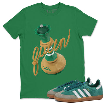 Samba Collegiate Green Gum shirt to match jordans 3D Queen sneaker tees Adidas Green Gum SNRT Sneaker Release Tees Unisex Kelly Green 1 T-Shirt