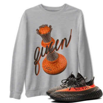 Yeezy 350 Carbon Beluga shirt to match jordans 3D Queen sneaker tees Adidas Yeezy Boost 350 Carbon Beluga SNRT Sneaker Release Tees Unisex Heather Grey 1 T-Shirt