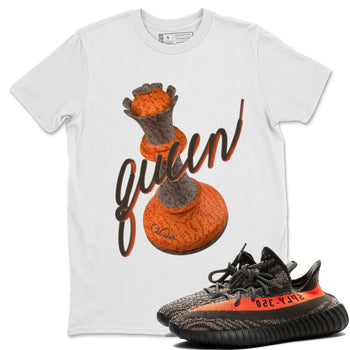 Yeezy 350 Carbon Beluga shirt to match jordans 3D Queen sneaker tees Adidas Yeezy Boost 350 Carbon Beluga SNRT Sneaker Release Tees Unisex White 1 T-Shirt