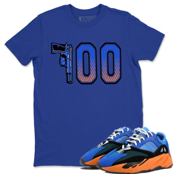 Yeezy 700 Bright Blue Sneaker Match Tees Number 700 Sneaker Tees Yeezy 700 Bright Blue Sneaker Release Tees Unisex Shirts