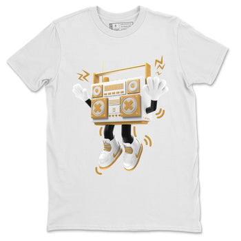 Air Jordan 13 Wheat Sneaker Match Tees 90s Radio Boy Sneaker Tees AJ13 Wheat Sneaker Release Tees Unisex Shirts White 2