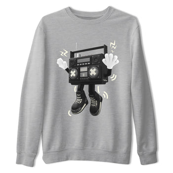 Air Jordan 3 Off Noir shirt to match jordans 90s Radio Boy sneaker tees AJ3 Off Noir SNRT Sneaker Release Tees Unisex Heather Grey 2 T-Shirt