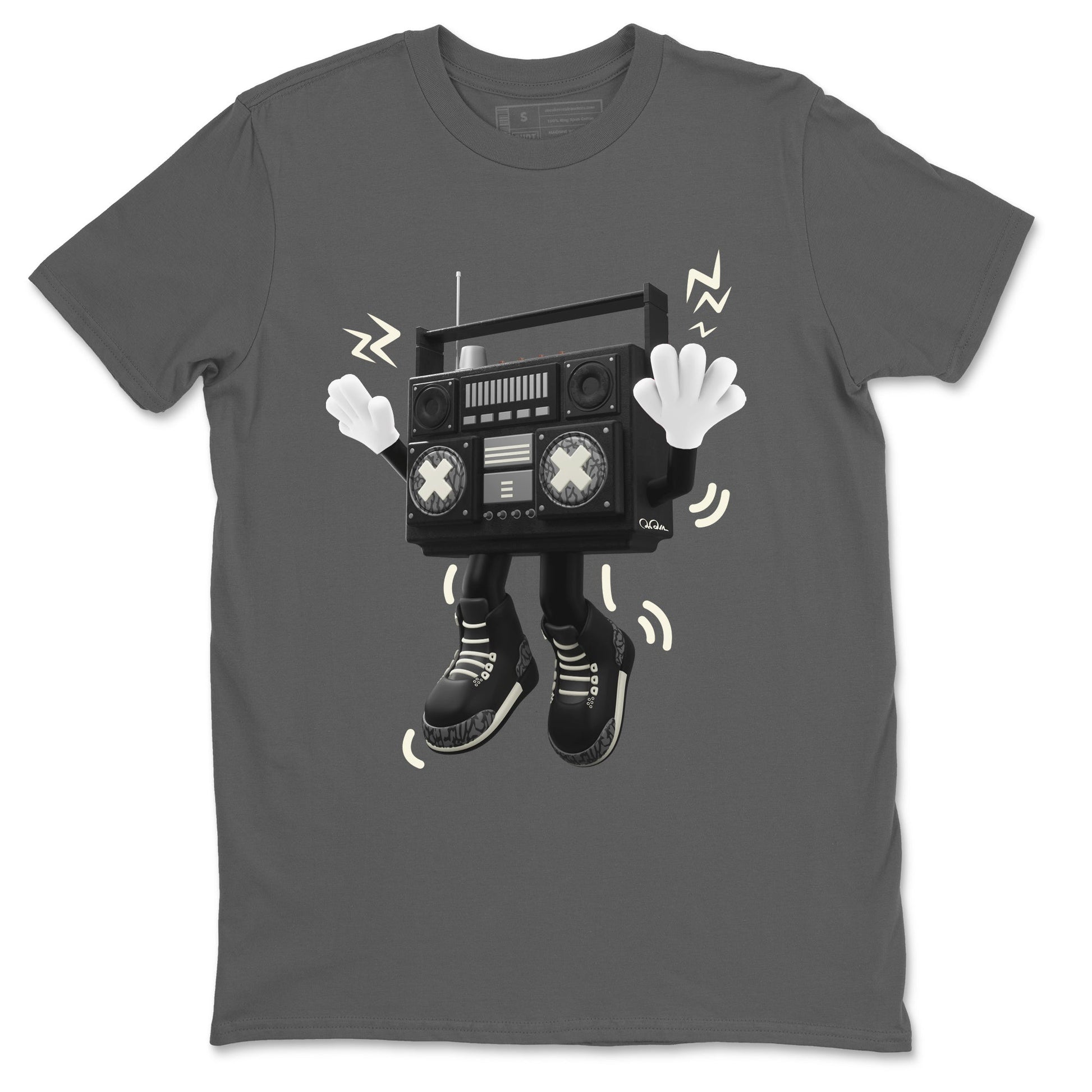Air Jordan 3 Off Noir shirt to match jordans 90s Radio Boy sneaker tees AJ3 Off Noir SNRT Sneaker Release Tees Unisex Cool Grey 2 T-Shirt