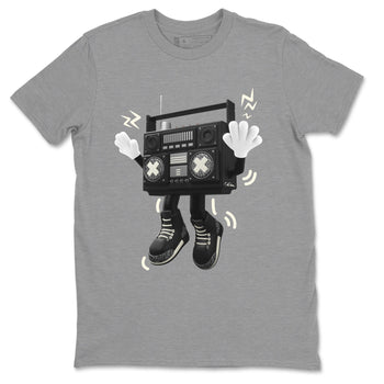Air Jordan 3 Off Noir shirt to match jordans 90s Radio Boy sneaker tees AJ3 Off Noir SNRT Sneaker Release Tees Unisex Heather Grey 2 T-Shirt