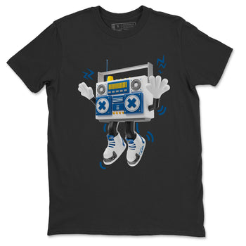 Air Jordan 3 Wizards Sneaker Match Tees 90s Radio Boy Sneaker Tees AJ3 NBA Wizards  Sneaker Release Tees Unisex Shirts Black 2