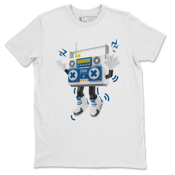 Air Jordan 3 Wizards Sneaker Match Tees 90s Radio Boy Sneaker Tees AJ3 NBA Wizards  Sneaker Release Tees Unisex Shirts White 2