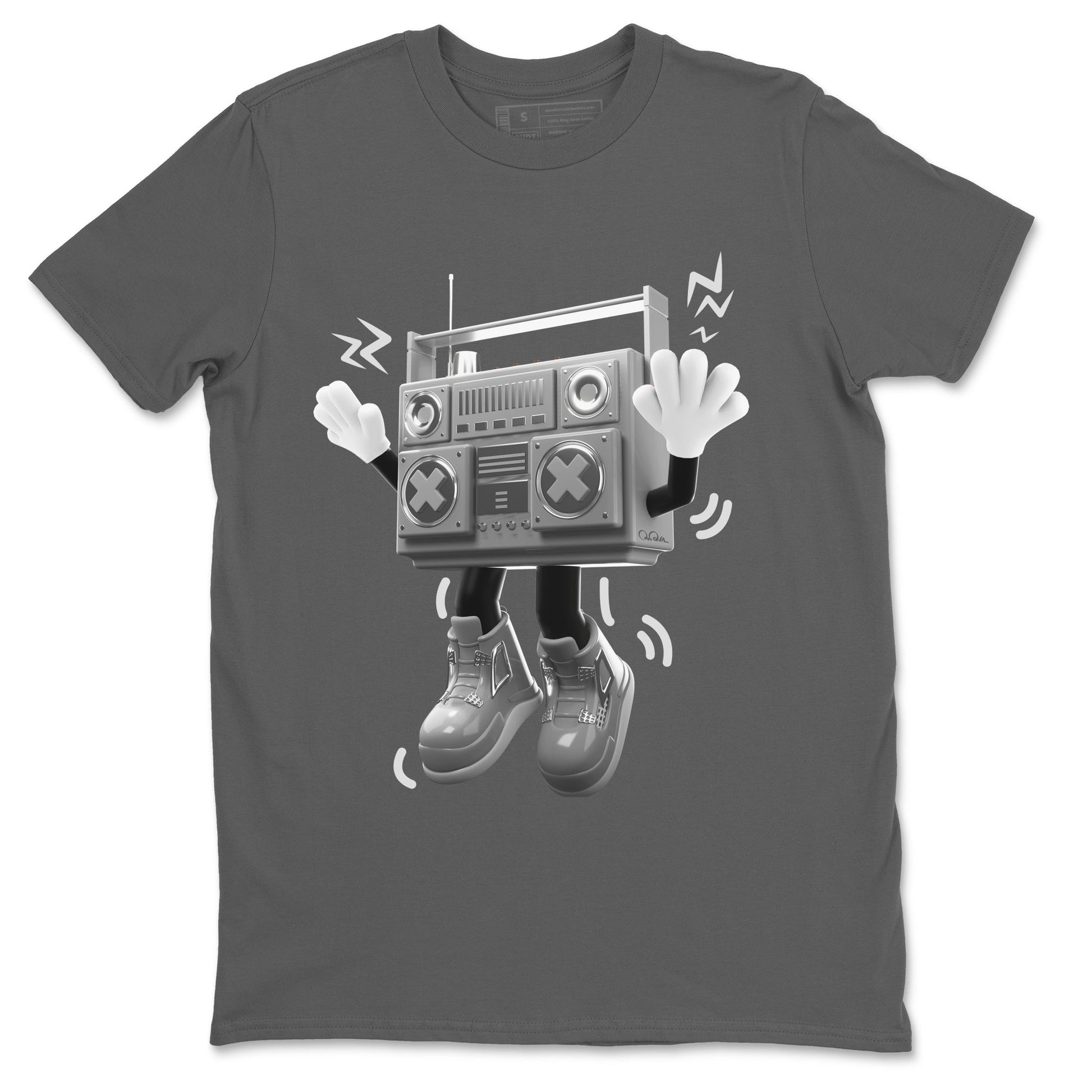 Air Jordan 4 Light Iron Ore shirt to match jordans 90s Radio Boy sneaker tees AJ4 Frozen Moments SNRT Sneaker Release Tees Unisex Cool Grey 2 T-Shirt