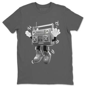Air Jordan 4 Light Iron Ore shirt to match jordans 90s Radio Boy sneaker tees AJ4 Frozen Moments SNRT Sneaker Release Tees Unisex Cool Grey 2 T-Shirt