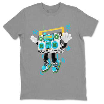 Dunk Chunky Dunky Sneaker Match Tees 90s Radio Boy Sneaker Tees Nike SB Ben's Jerrys Sneaker Release Tees Unisex Shirts Heather Grey 2