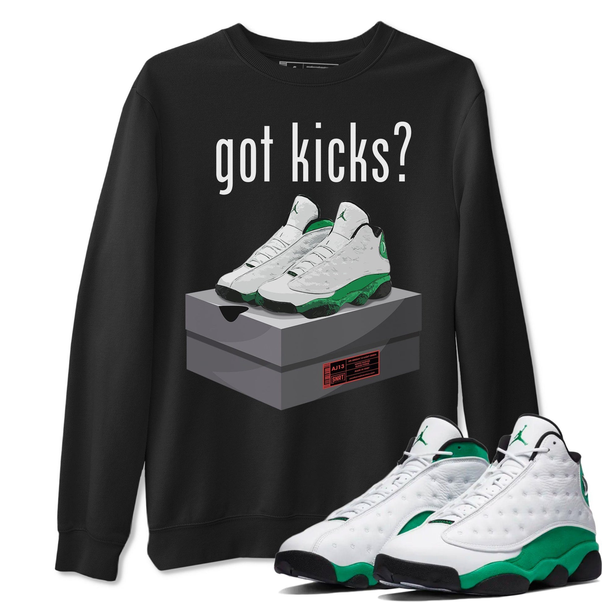 Jordan 13 Lucky Green Sneaker Match Tees Got Kicks Sneaker Tees Jordan 13 Lucky Green Sneaker Release Tees Unisex Shirts
